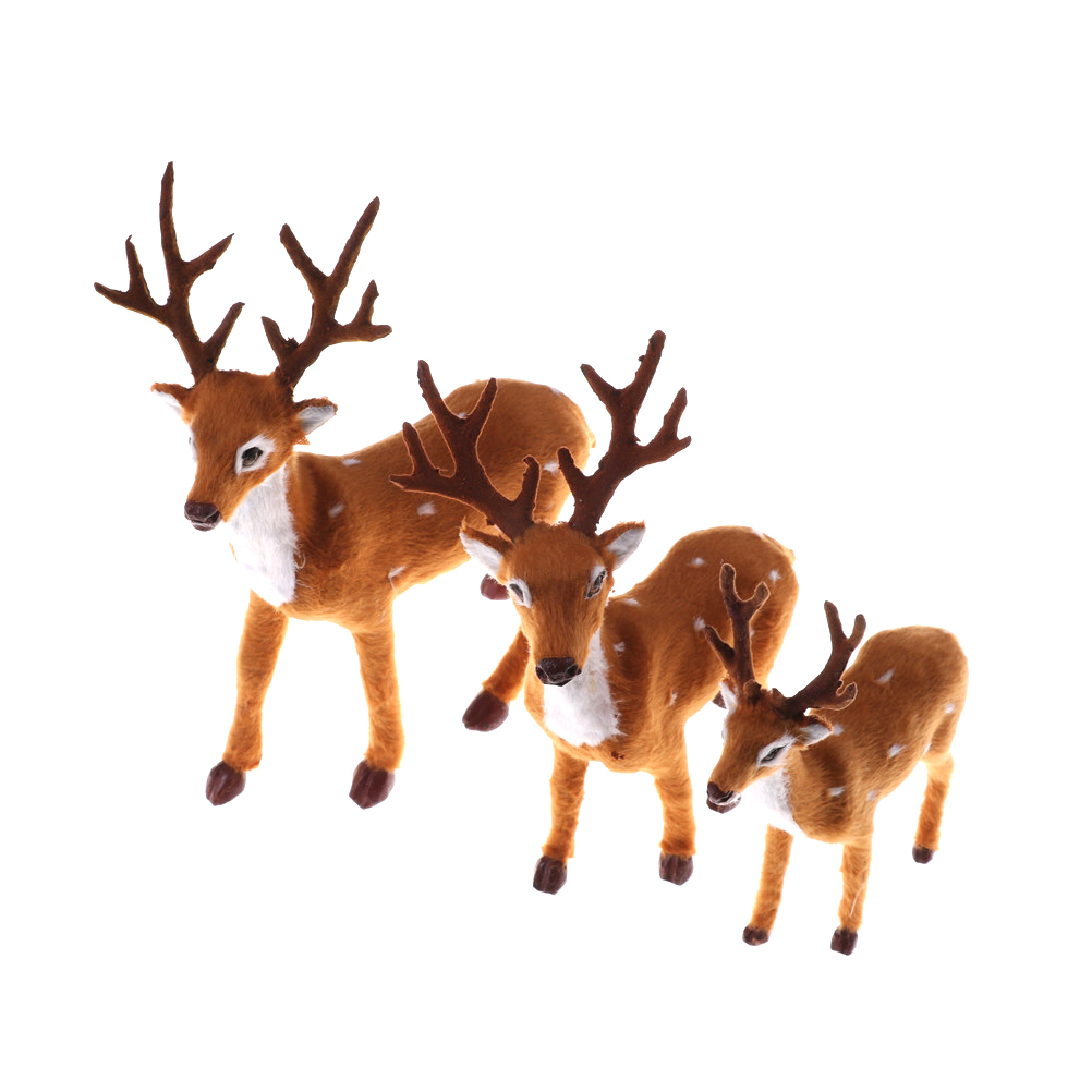 Kids Outdoor Swing Set - New Christmas Simulation Plush Reindeer Xmas