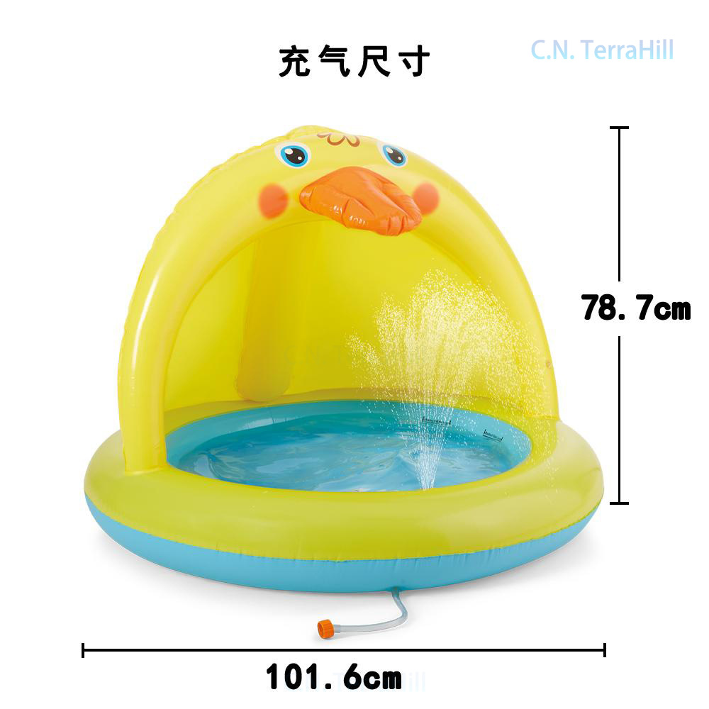 Inflatable Splash Pool for Kid - Kids Outdoor Water Table 评论和价格