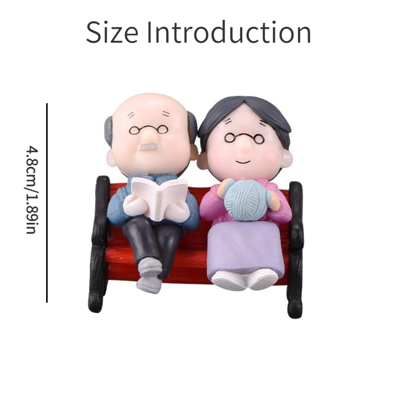 Mini Couple Figures Grandma Gr - Kids Outdoor Swing Set 评论和价格