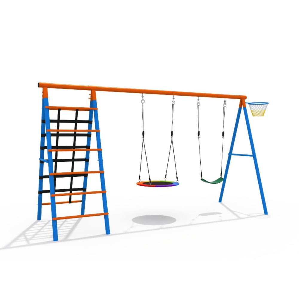 3-in-1 Kids Swing Slide Climbi - Kids Outdoor Treehouse 评论和价格
