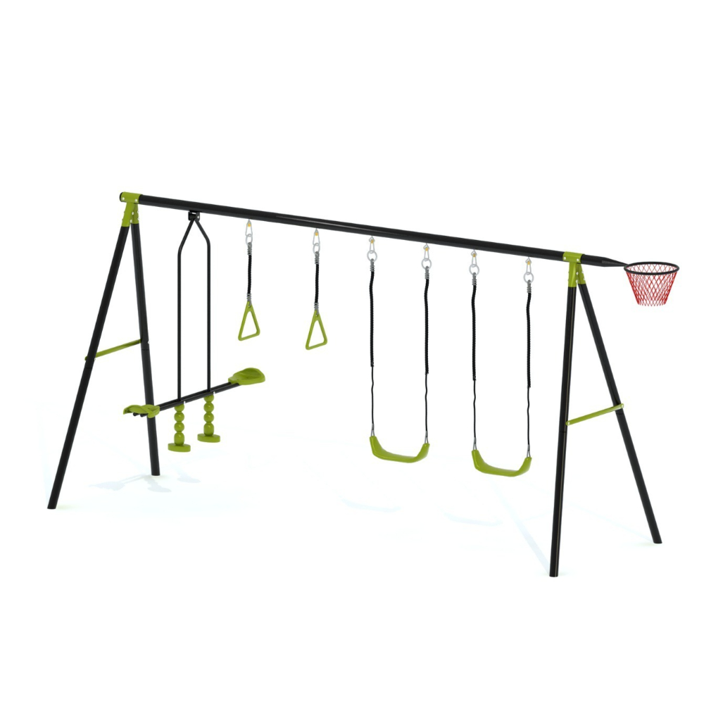 3-in-1 Kids Swing Slide Climbi - Kids Outdoor Treehouse 评论和价格