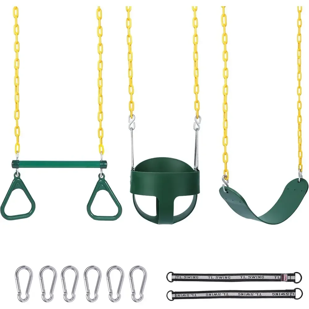 Outdoor Combo Swing Set with R - Kids Outdoor Swing Set 评论和价格