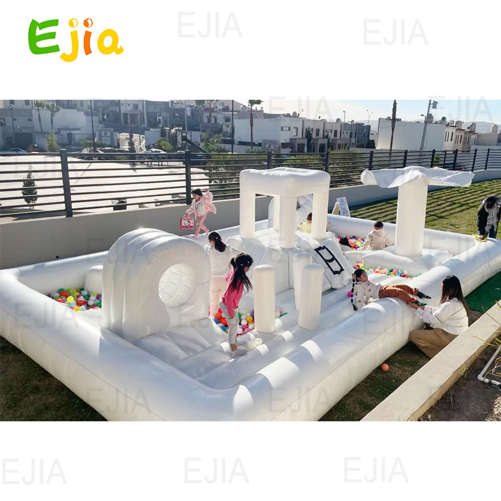 Inflatable Bouncer Water Slide - Kids Outdoor Obstacle Course Equipment 评论和价格