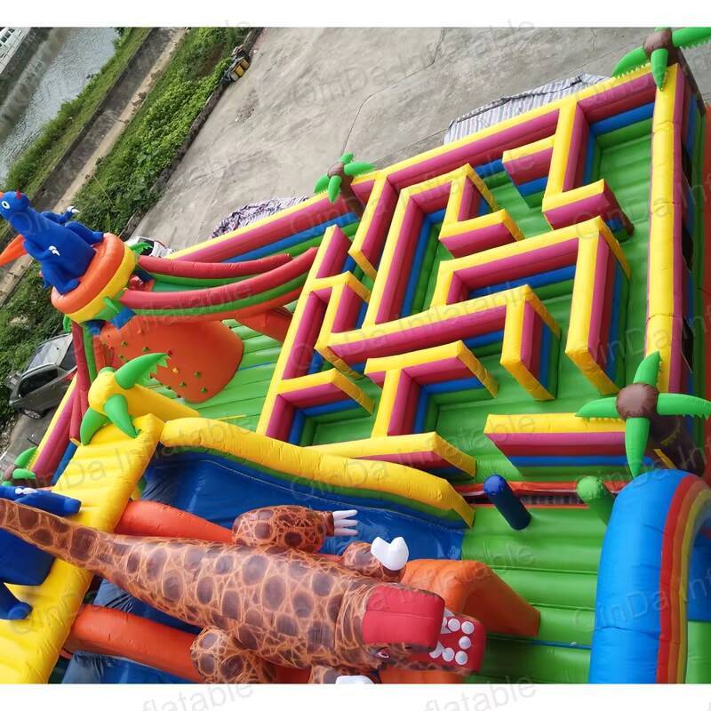 2017 Popular Outdoor Playgroun - Kids Outdoor Obstacle Course Equipment 评论和价格