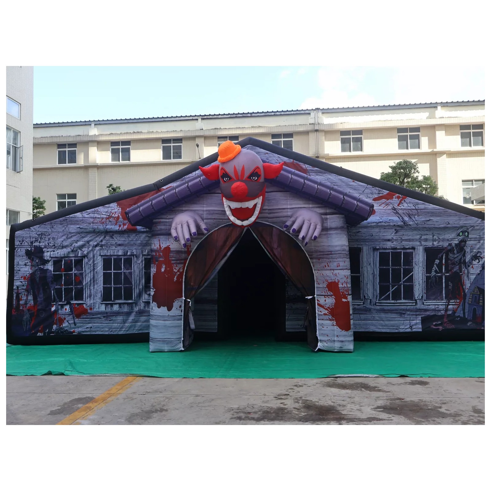 Large Gray Covered Inflatable  - Kids Outdoor Party Venue 评论和价格