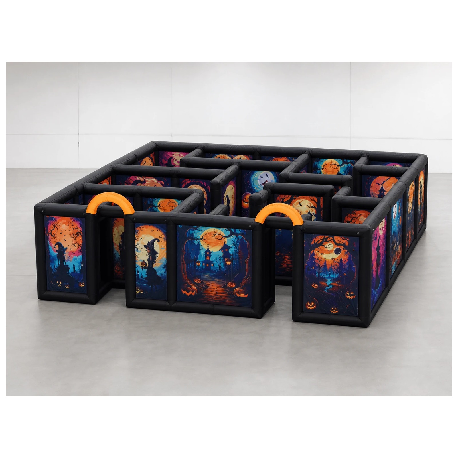Large Dual Orange Arch Hallowe - Kids Outdoor Party Venue 评论和价格