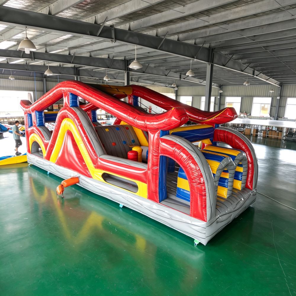 Inflatable Obstacle Course Com - Kids Outdoor Obstacle Course Equipment 评论和价格