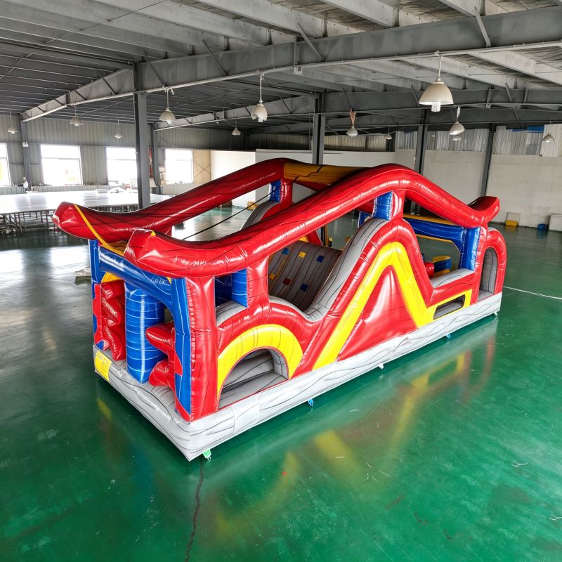 Inflatable Obstacle Course Com - Kids Outdoor Obstacle Course Equipment 评论和价格