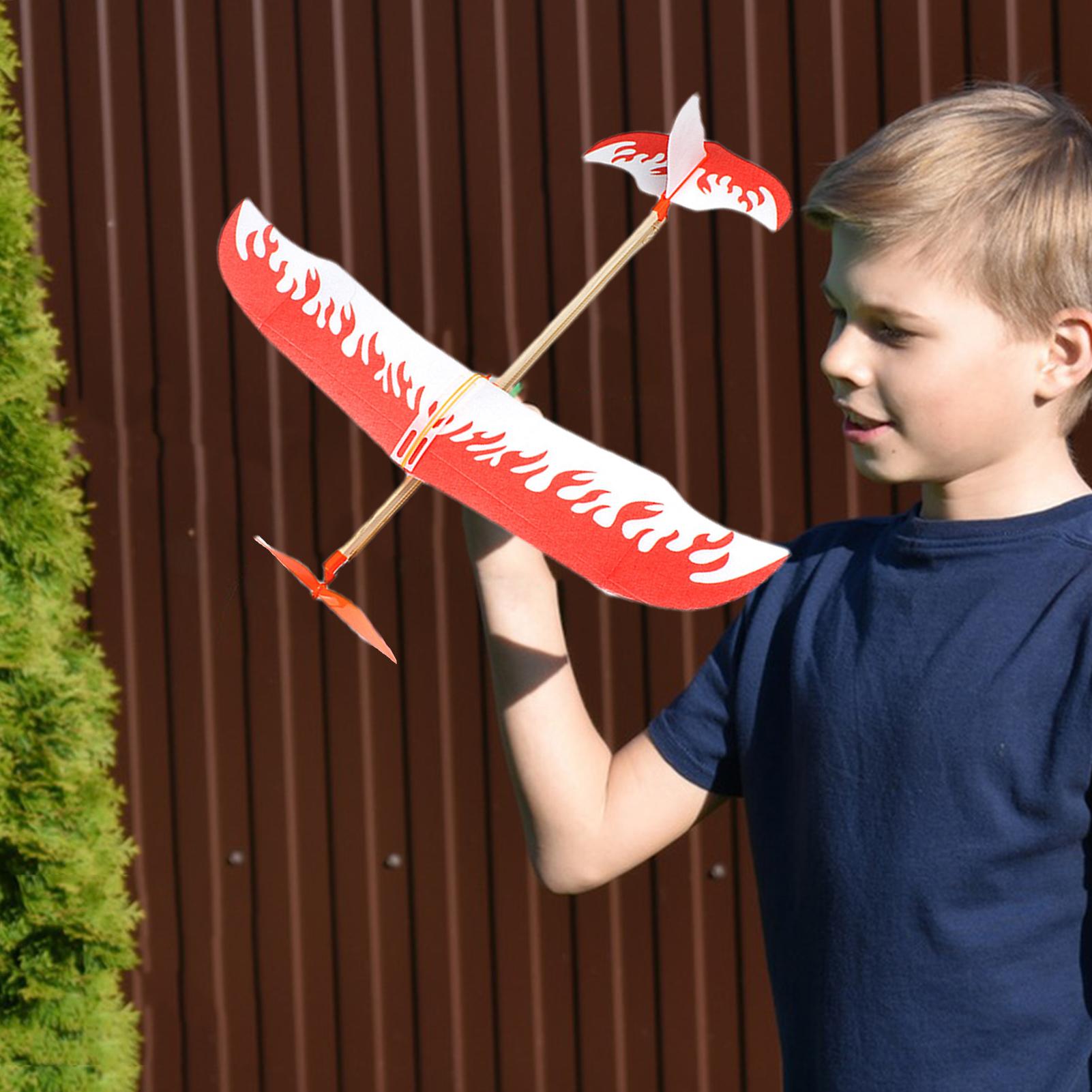 Rubber Band Airplanes Powered  - Kids Outdoor Exercise Equipment 评论和价格