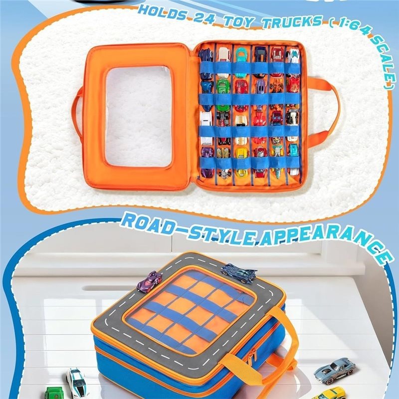 MACH- Truck Storage Case With  - Hot Wheels Car Monster Trucks 评论和价格