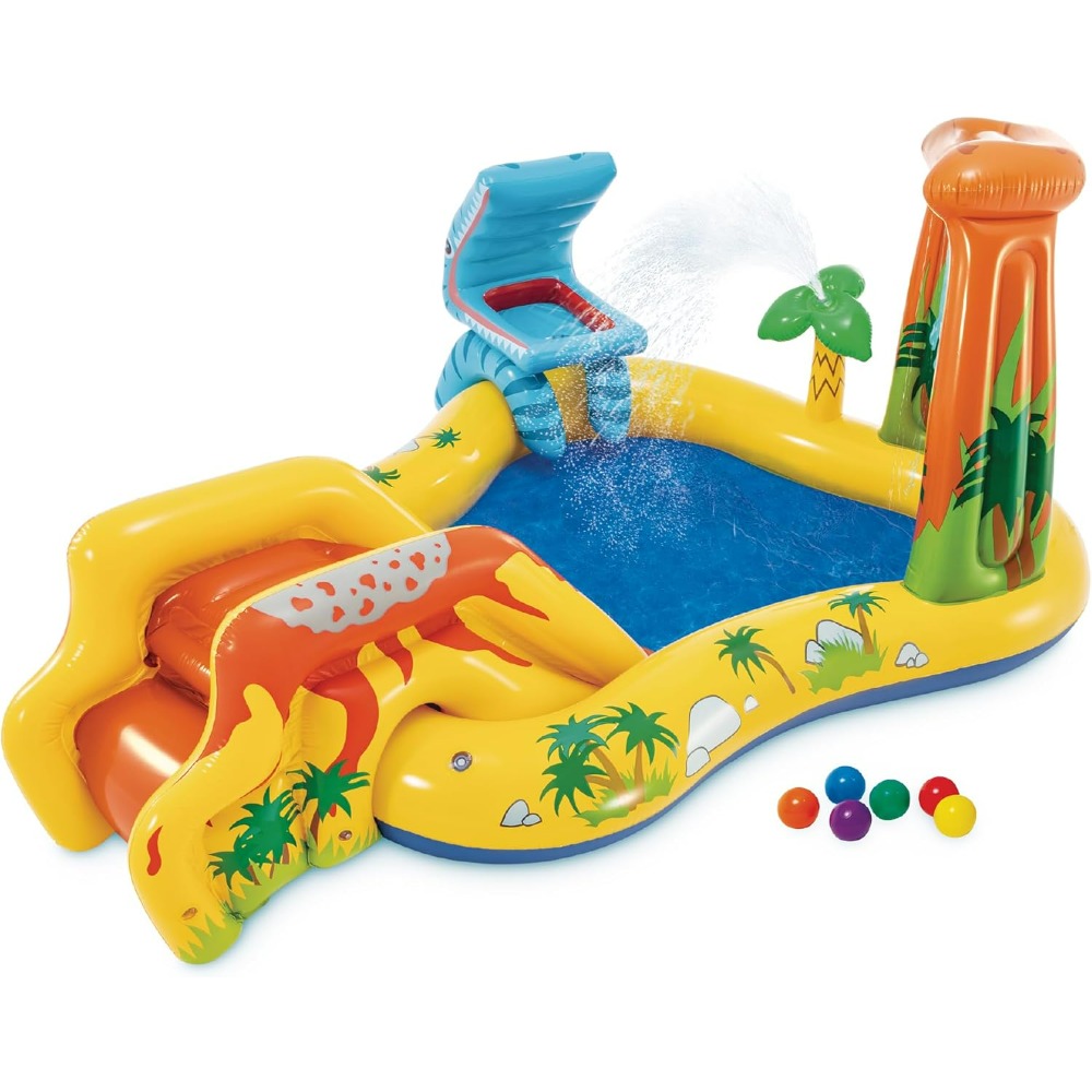 Inflatable Dinosaur Play Cente - Kids Outdoor Activity Centre 评论和价格