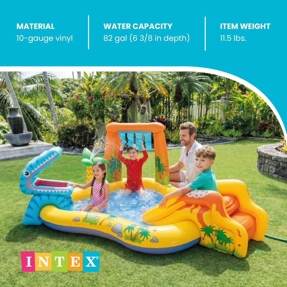 Inflatable Dinosaur Play Cente - Kids Outdoor Activity Centre 评论和价格