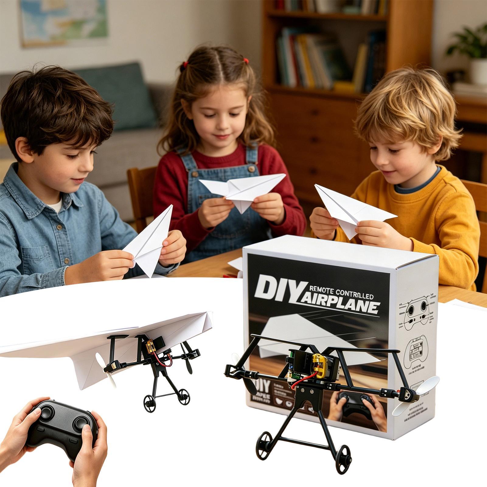 DIY RC Paper Airplane Kit Plan - Kids Outdoor Exercise Equipment 评论和价格