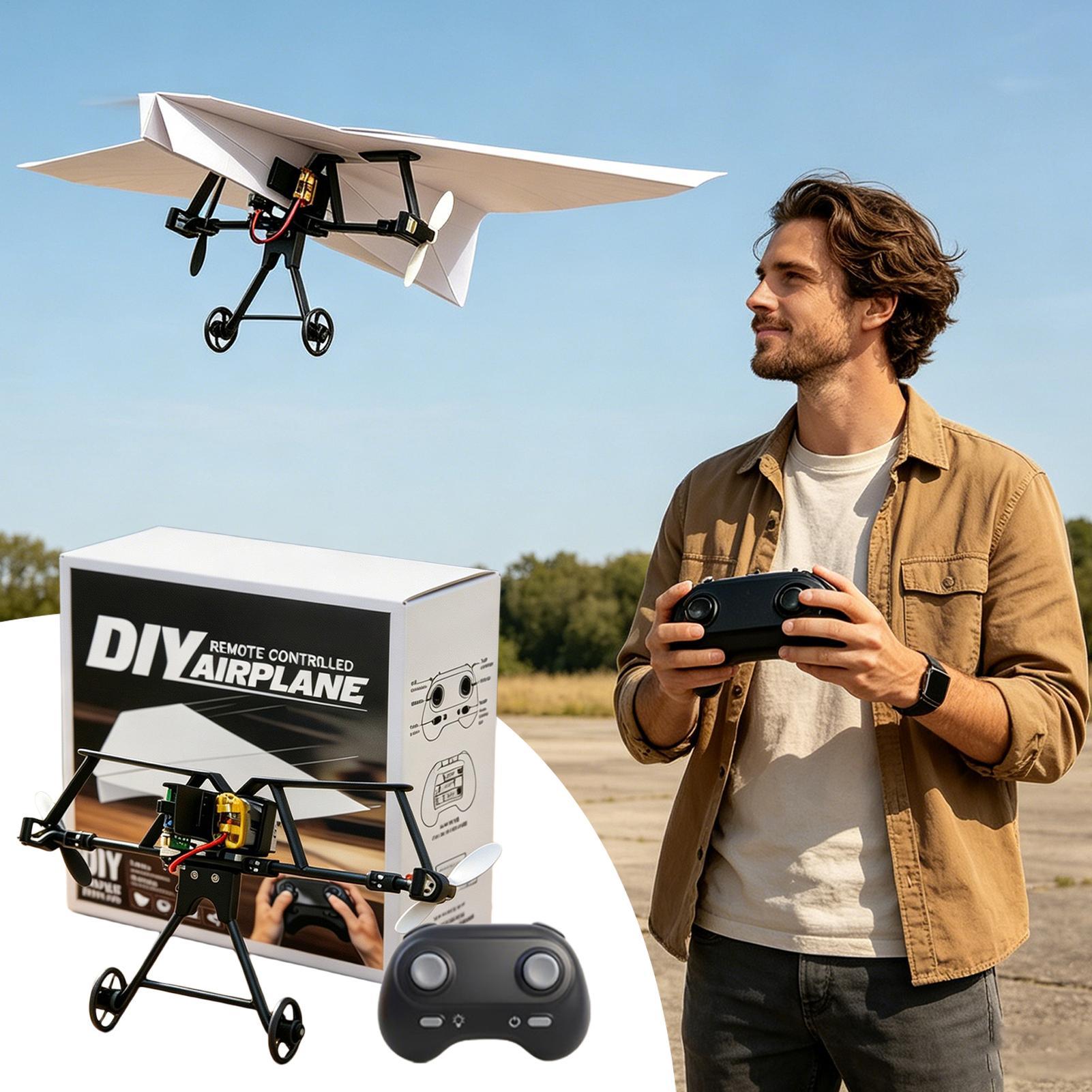 DIY RC Paper Airplane Kit Plan - Kids Outdoor Exercise Equipment 评论和价格