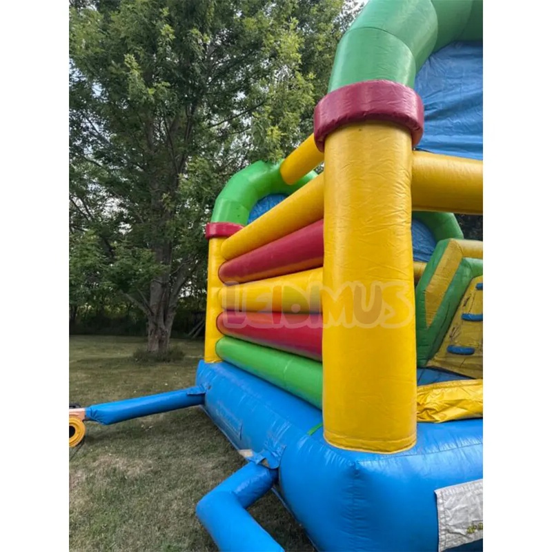 Commercial Inflatable Obstacle - Kids Outdoor House With Slide 评论和价格