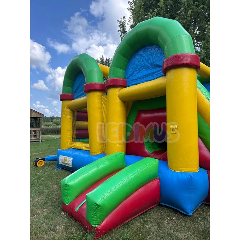 Commercial Inflatable Obstacle - Kids Outdoor House With Slide 评论和价格