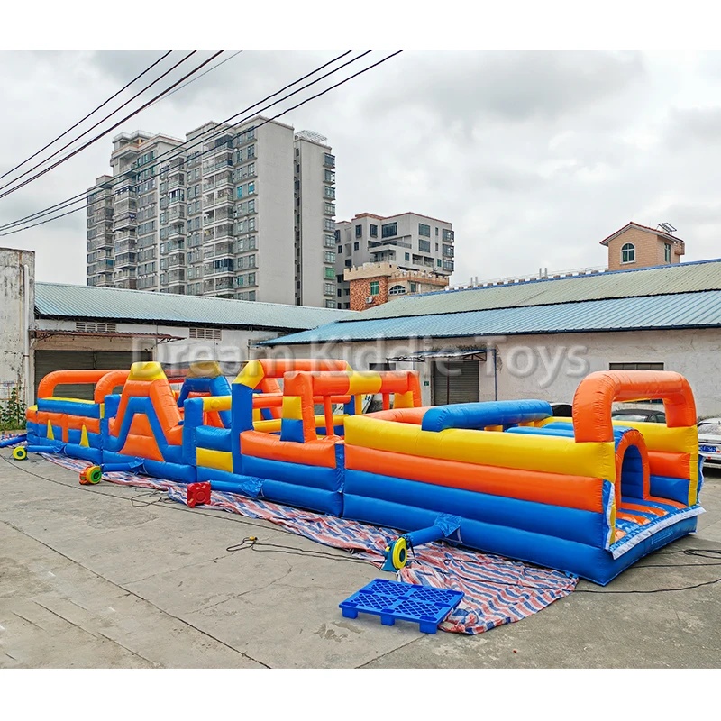 Giant PVC Inflatable Obstacle  - Kids Outdoor Obstacle Course Equipment 评论和价格