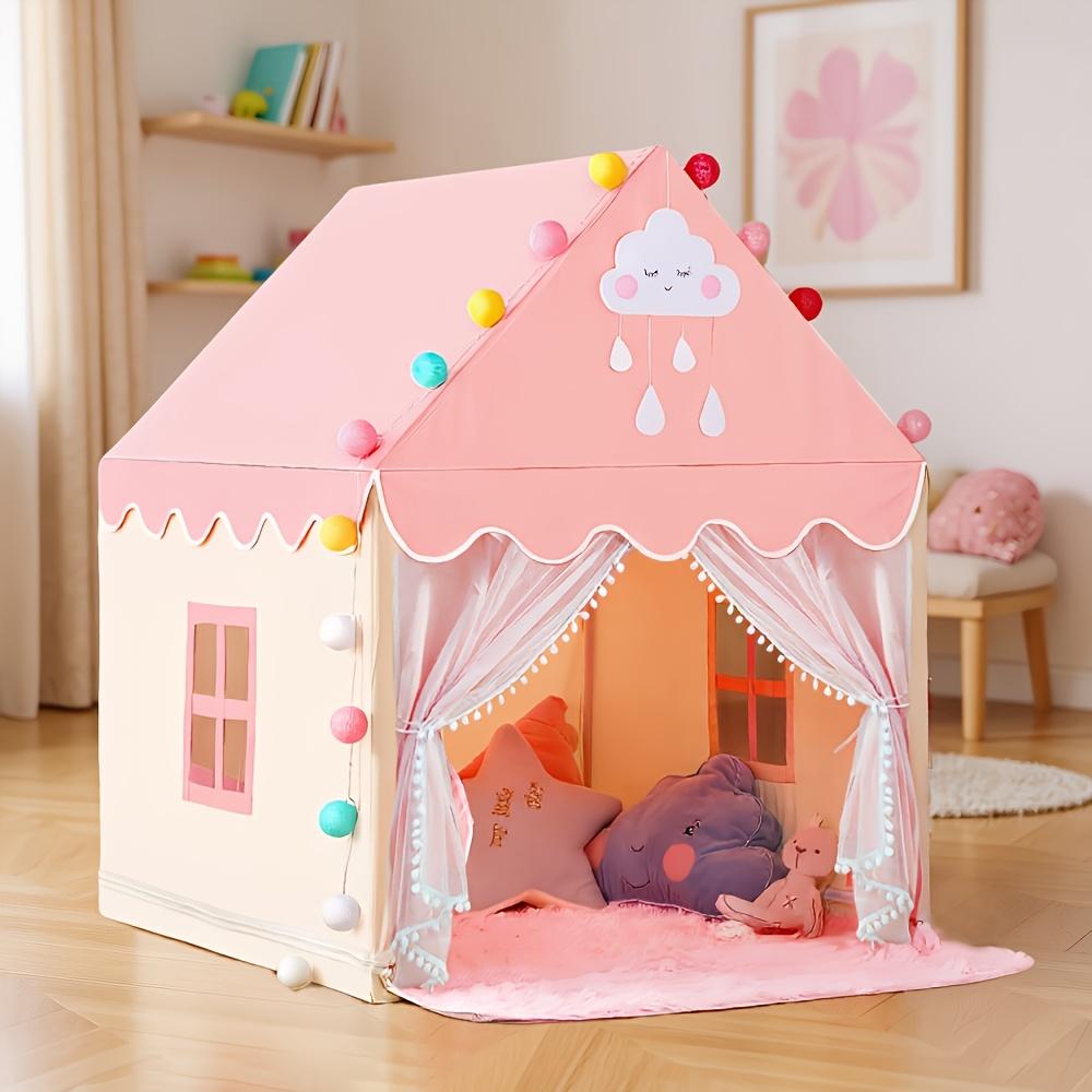 Large Pink Girls & Boys Castle - Kids Outdoor Hideout 评论和价格