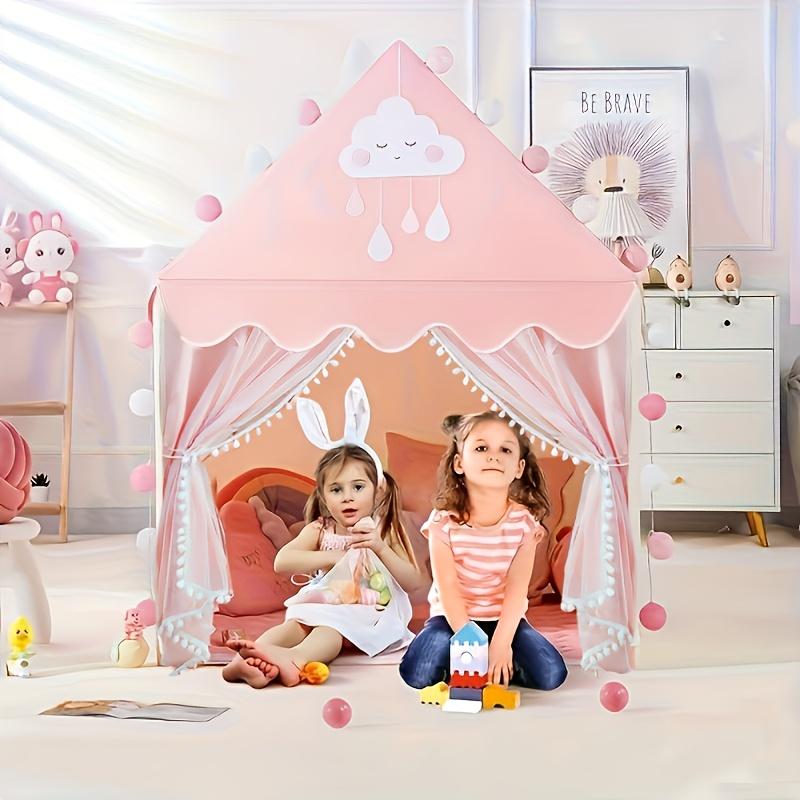 Large Pink Girls & Boys Castle - Kids Outdoor Hideout 评论和价格