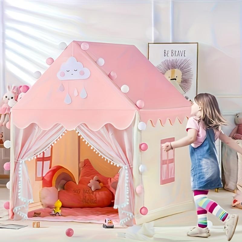 Large Pink Girls & Boys Castle - Kids Outdoor Hideout 评论和价格