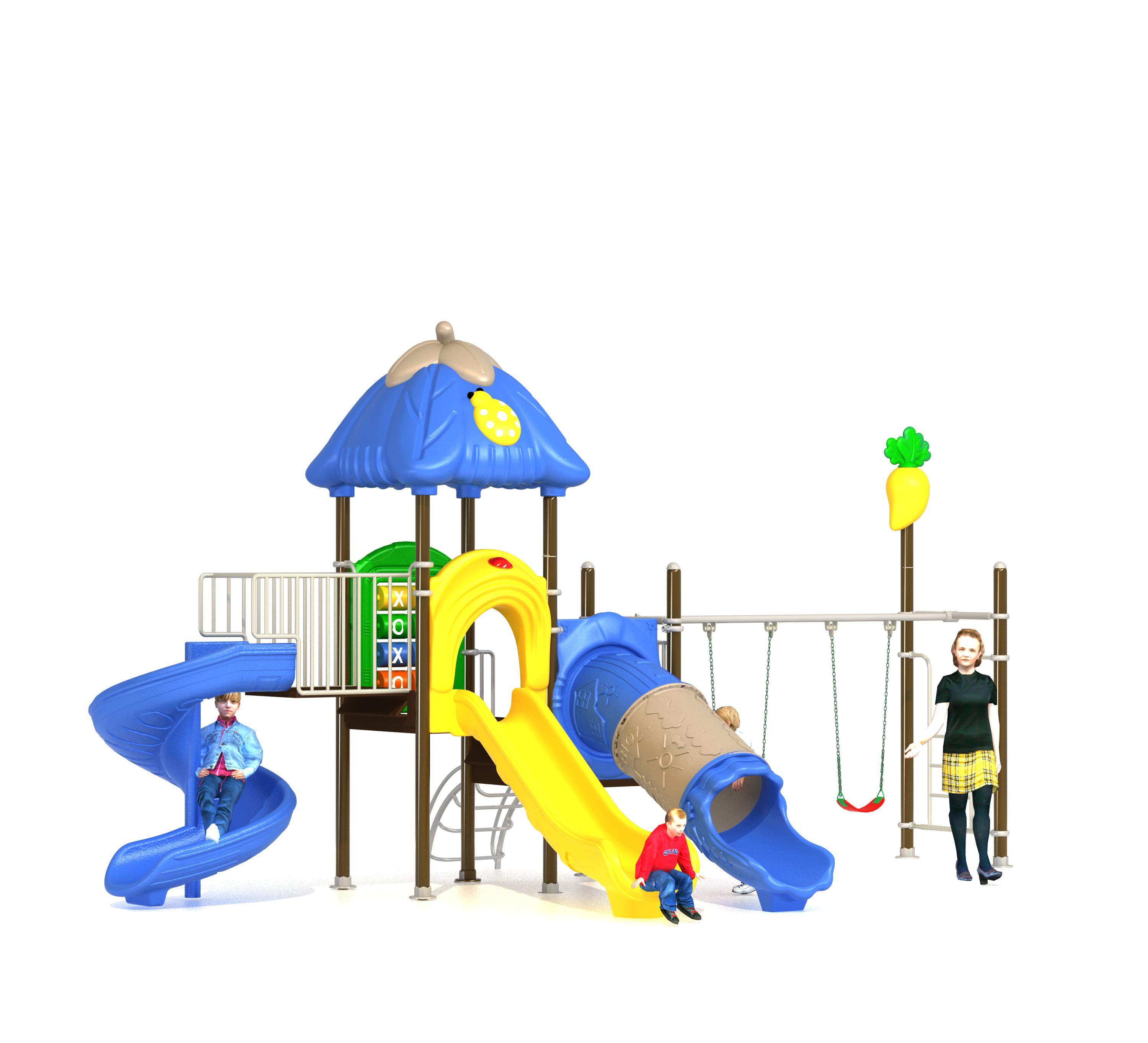 Kids Playland Equipment, Playg - Kids Outdoor Swing Set 评论和价格