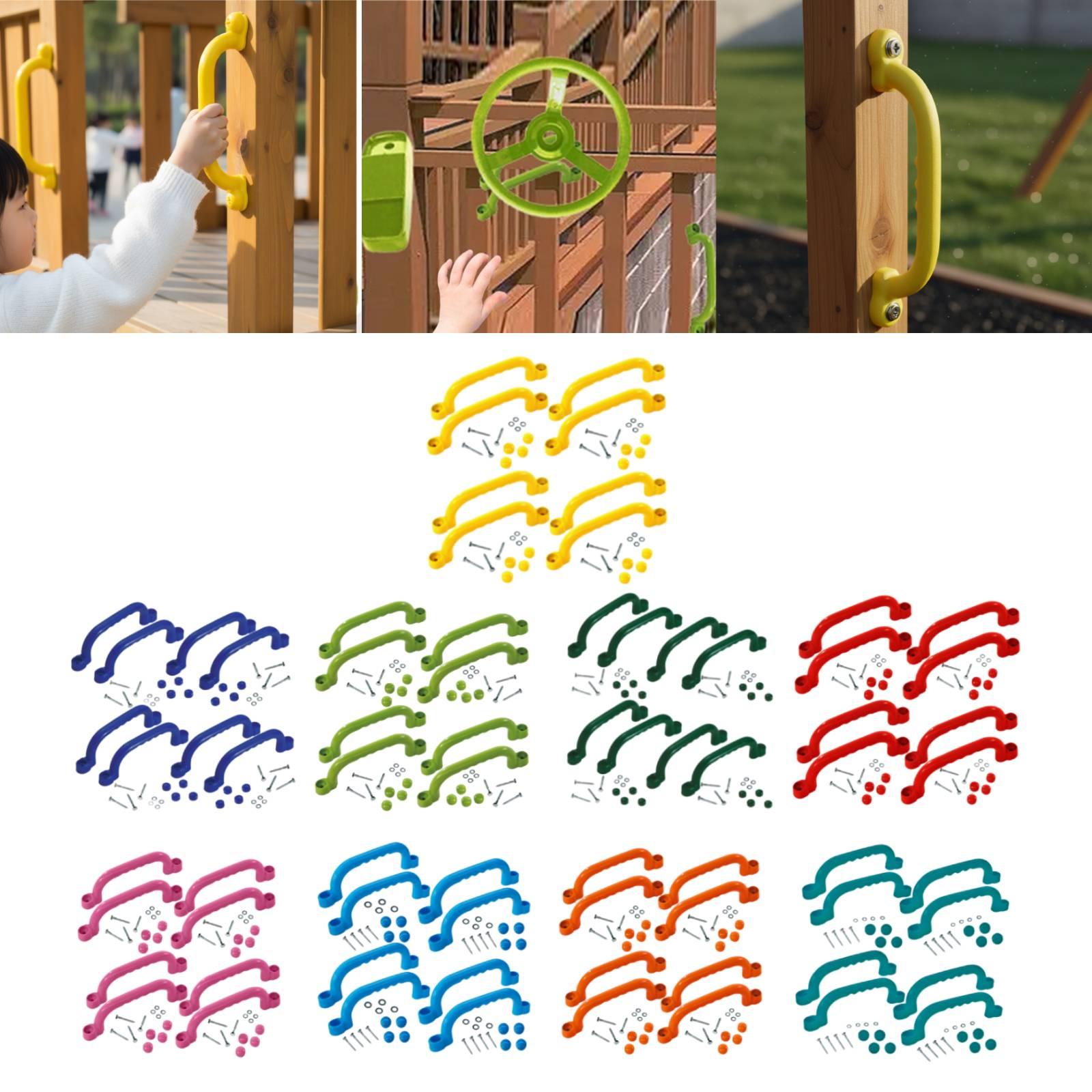 8Pcs Climbing Frame Handles Ea - Kids Outdoor Treehouse 评论和价格