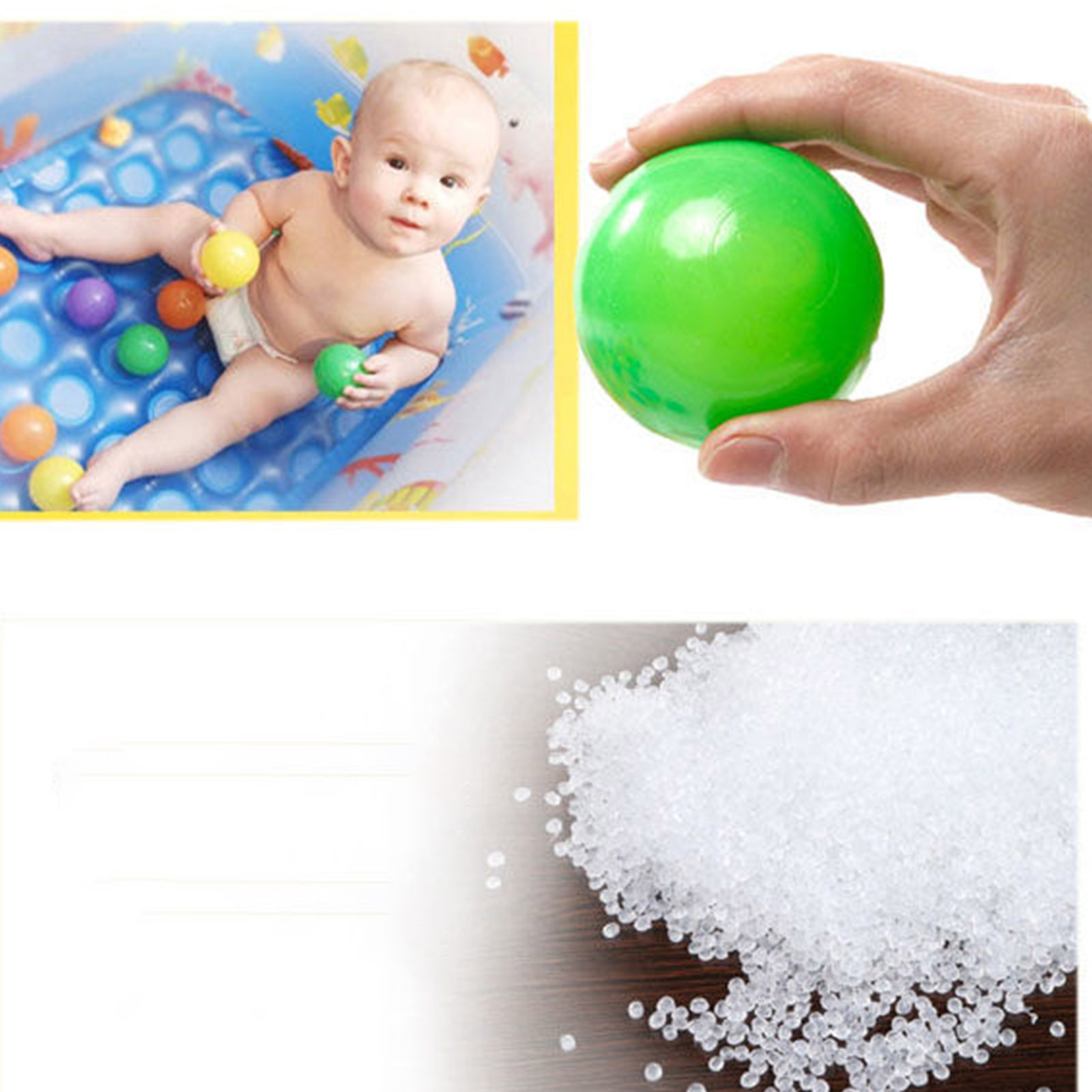 100PCS 55MM Baby Plastic Balls - Kids Outdoor Activity Centre 评论和价格
