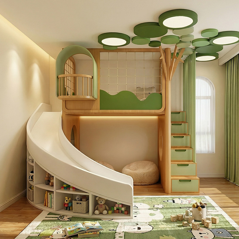 Solid wood children's room Tre - Kids Outdoor Treehouse 评论和价格
