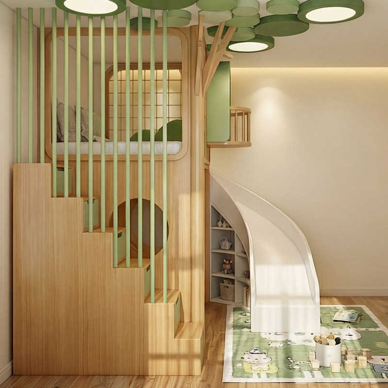 Solid wood children's room Tre - Kids Outdoor Treehouse 评论和价格