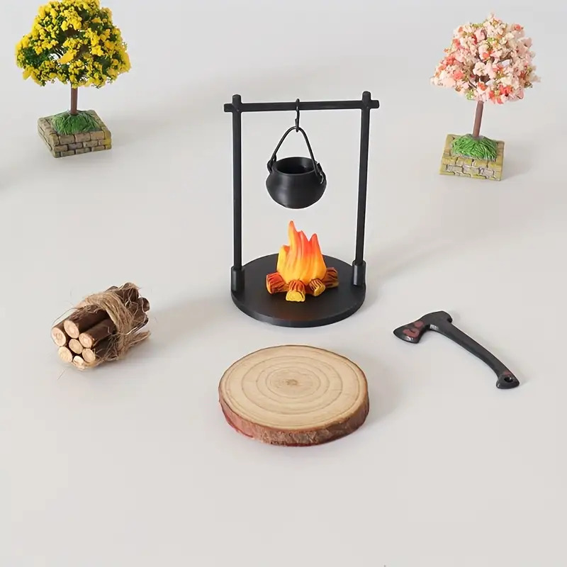 Mini Campfire Hanging Stove Po - Kids Outdoor Swing Set 评论和价格