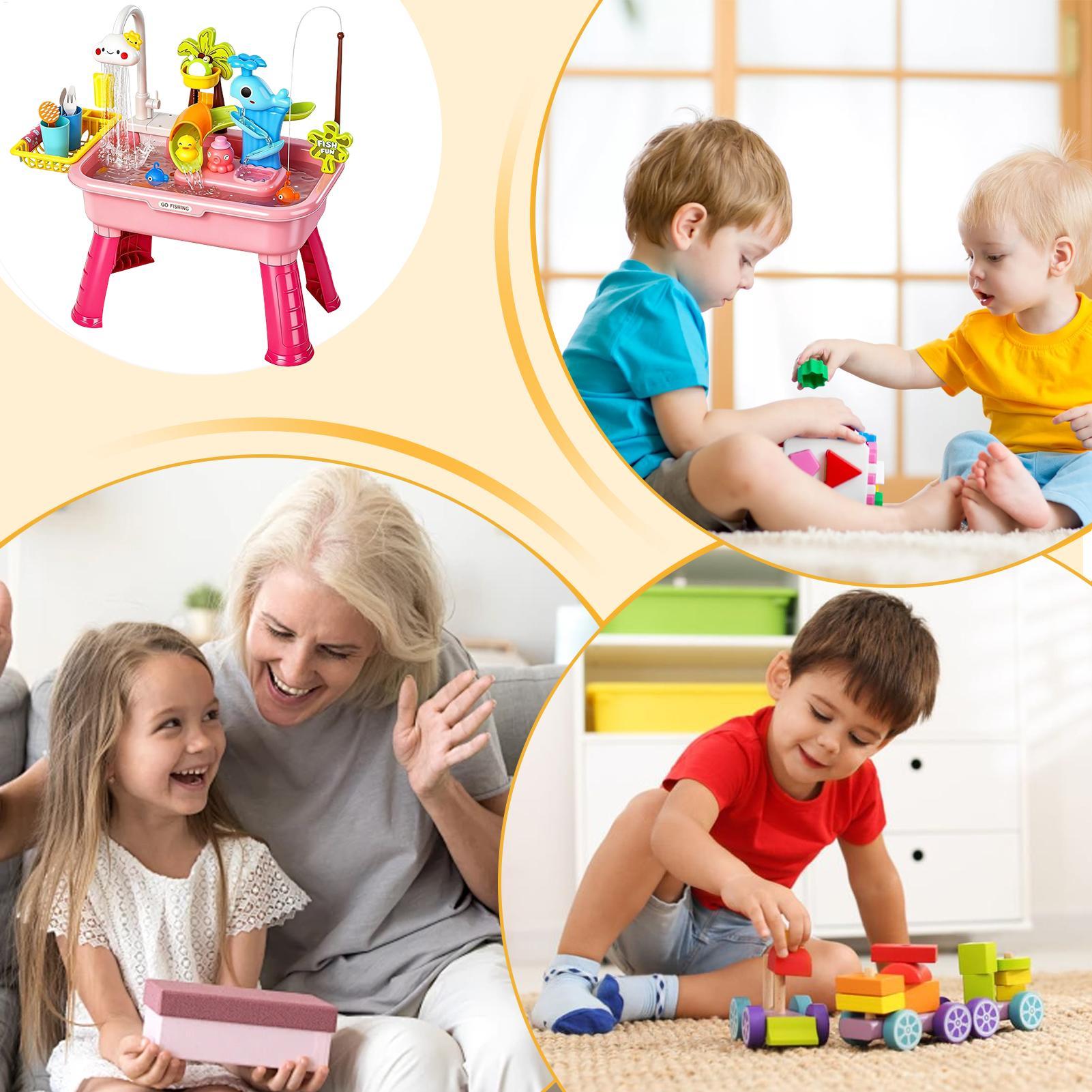 Kids Electric Play Sink with R - Kids Outdoor Water Table 评论和价格
