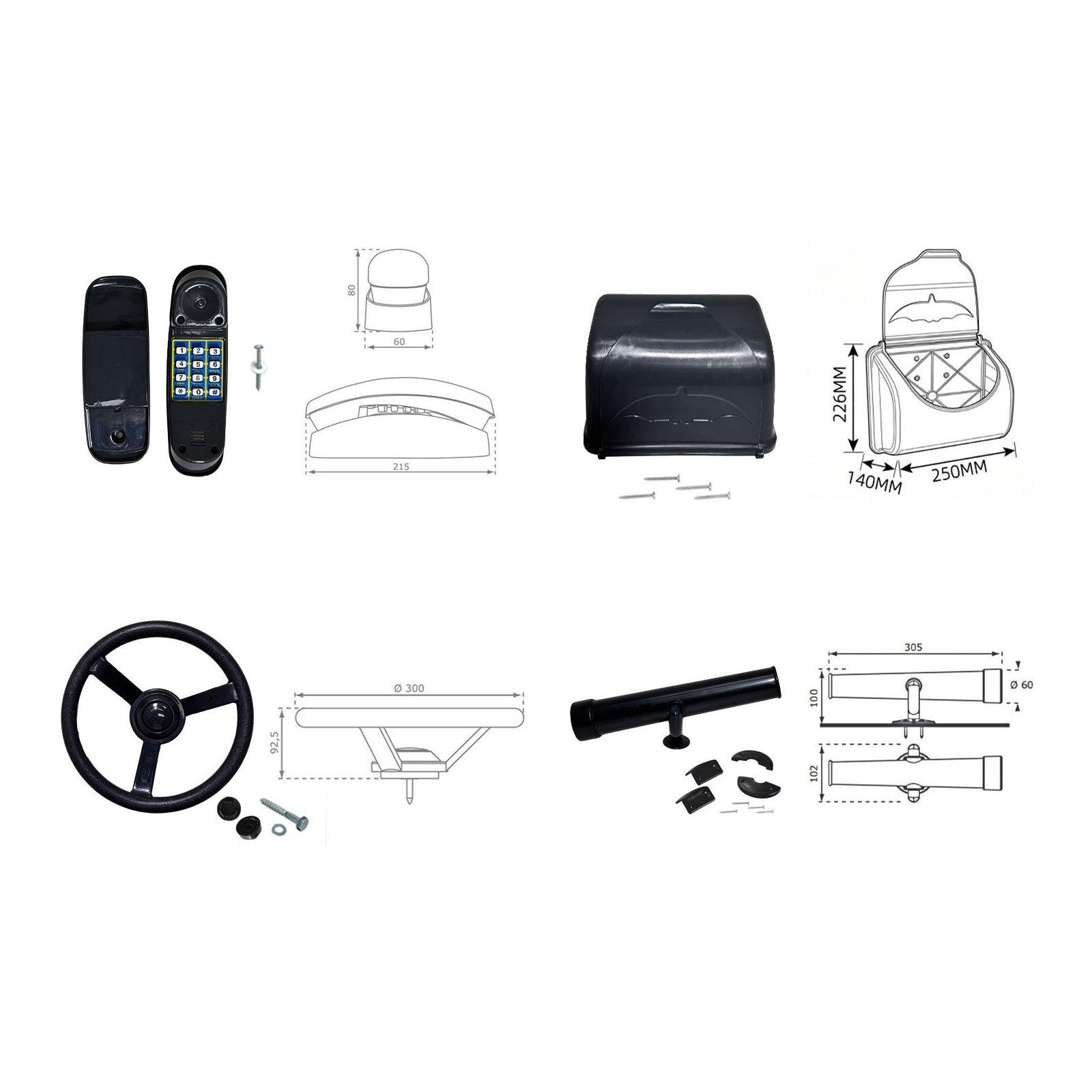 Playground Accessories Outdoor - Kids Outdoor Treehouse 评论和价格