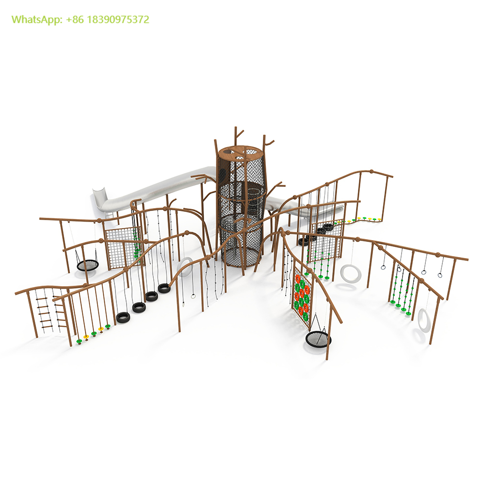 Customized Commercial Outdoor  - Kids Outdoor Treehouse 评论和价格