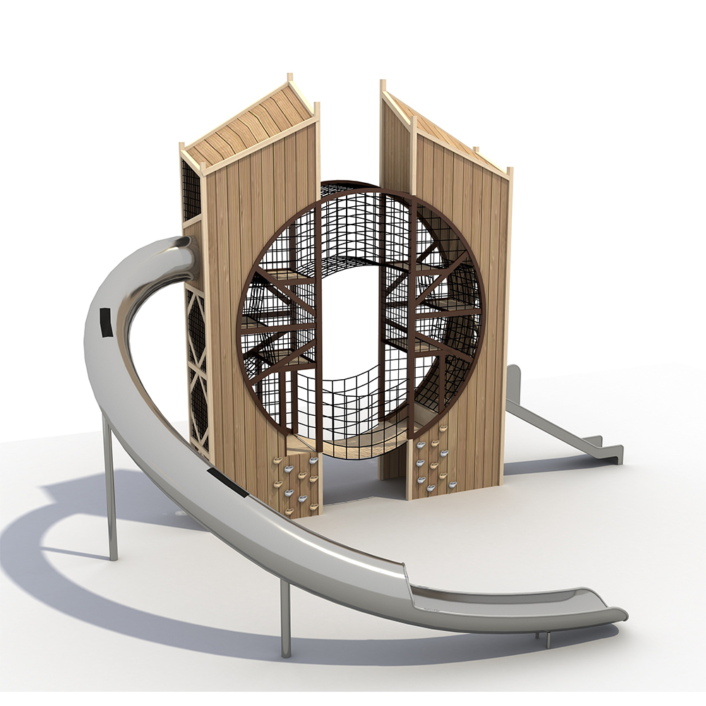 Customized Commercial Outdoor  - Kids Outdoor Treehouse 评论和价格
