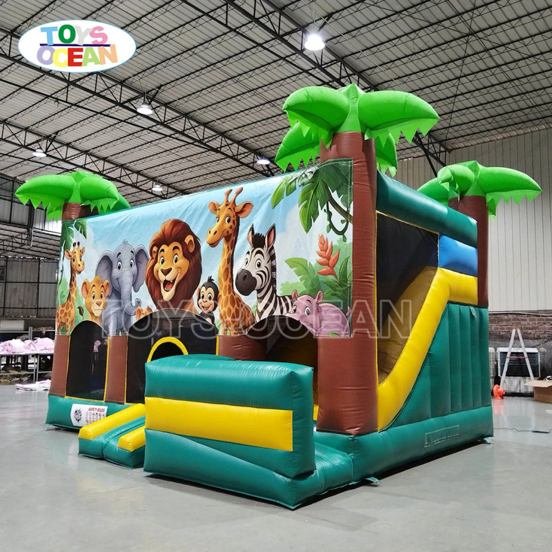 Outdoor Party Rental Inflatabl - Kids Outdoor House With Slide 评论和价格