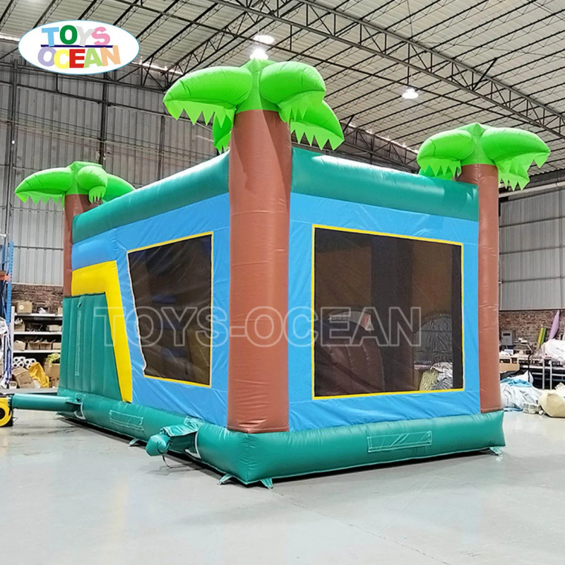 Outdoor Party Rental Inflatabl - Kids Outdoor House With Slide 评论和价格