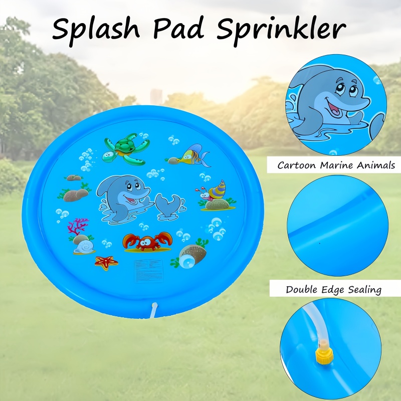 Children Play Spray Mat 100cm  - Kids Outdoor Activity Centre 评论和价格