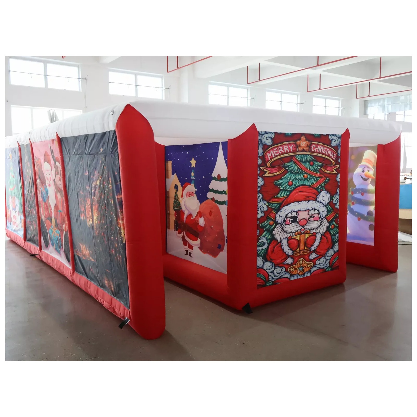 Outdoor Red Covered Inflatable - Kids Outdoor Party Venue 评论和价格