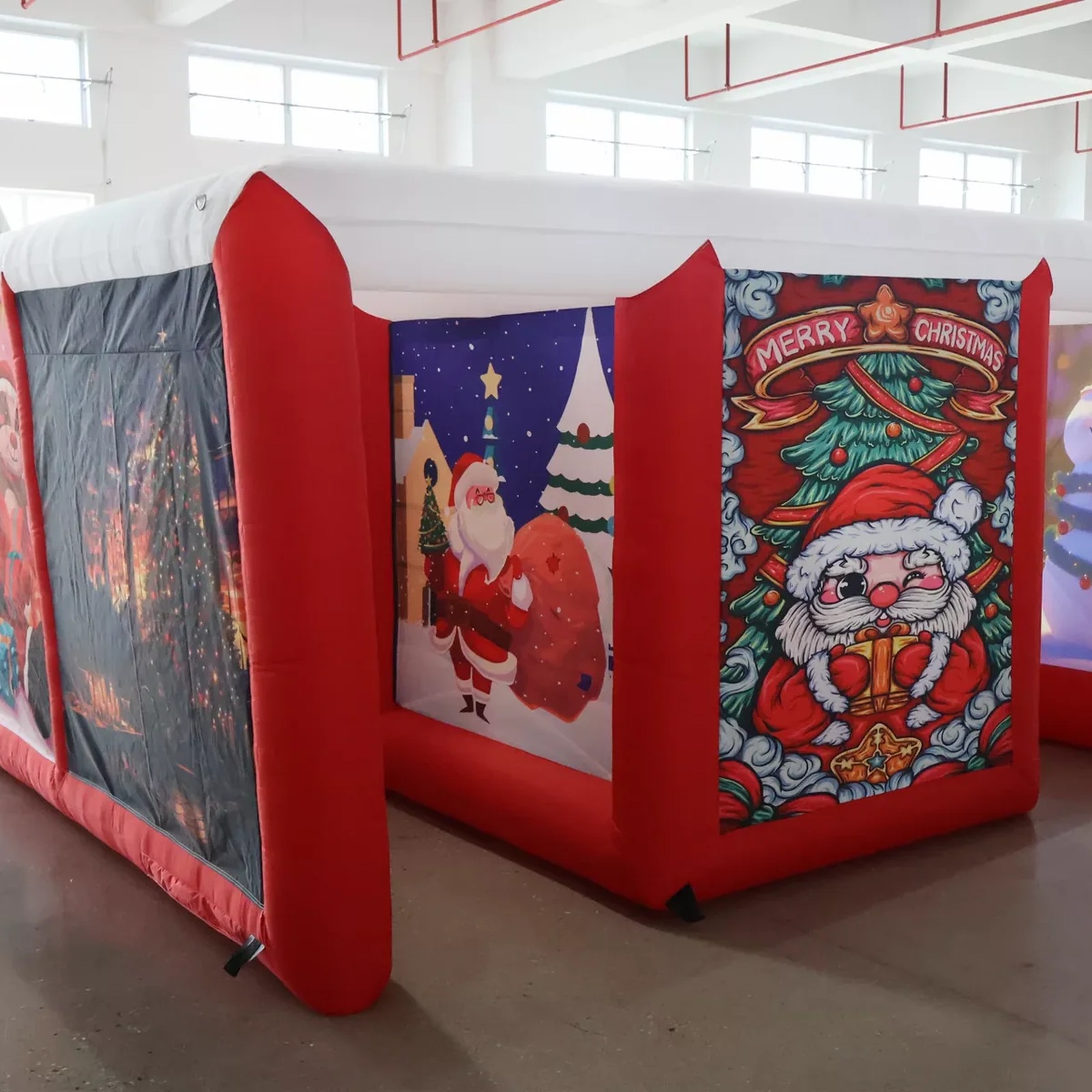 Outdoor Red Covered Inflatable - Kids Outdoor Party Venue 评论和价格